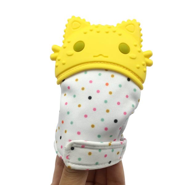Great Best Adjustable Self-Soothing Gum Toy Teething Chewing Protecting Glove