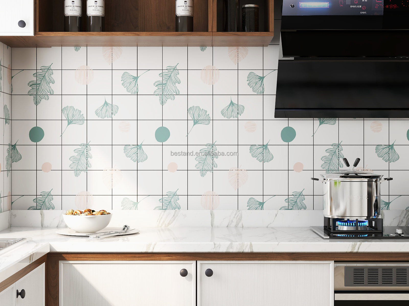 3D Wall Paper for Modern Home Decoration in Modern Design Style 0.60 M * 100M Roll Size