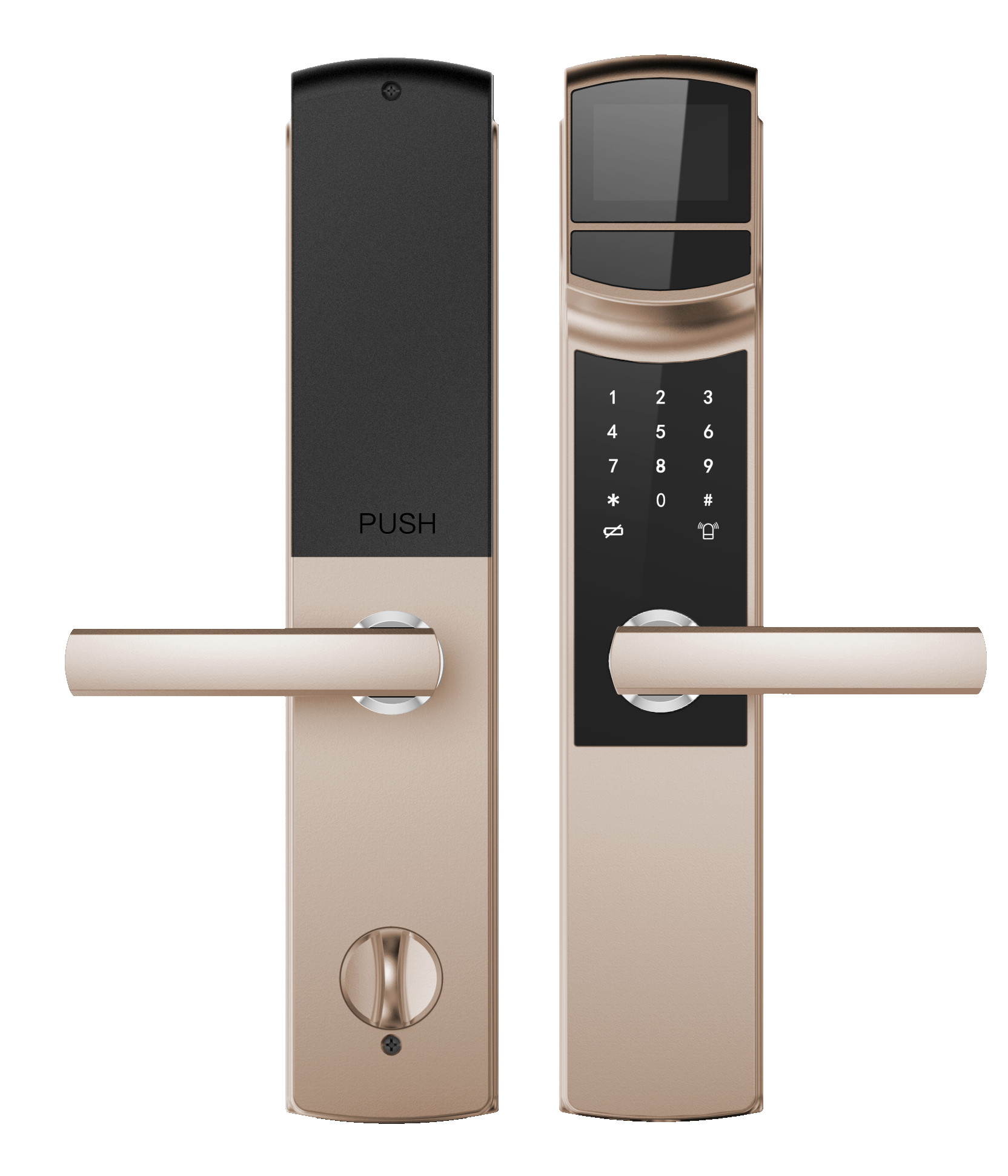 IRL200 Stainless Steel Biometric Gate Lock With Emergency Key 1s Average