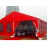 Buy cheap Chinese Style Red Outdoor Party Tents / Outside Canopy Tent For Wedding Events from wholesalers