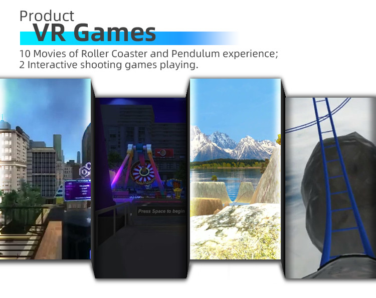 360 Degree Rotating VR Theme Parks Standing Rocket Interactive Virtual Reality