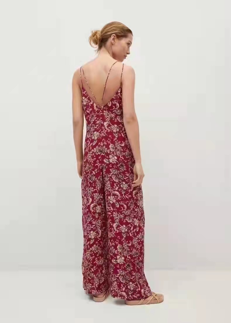 Stockpapa 2 Colors 100% Viscose Ladies Fashion Jumpsuits