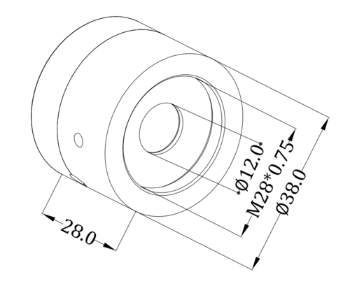 YPM-8202-06-L InGaAs Photodetector 800-1650nm100pW 10mW 38mm*28mm