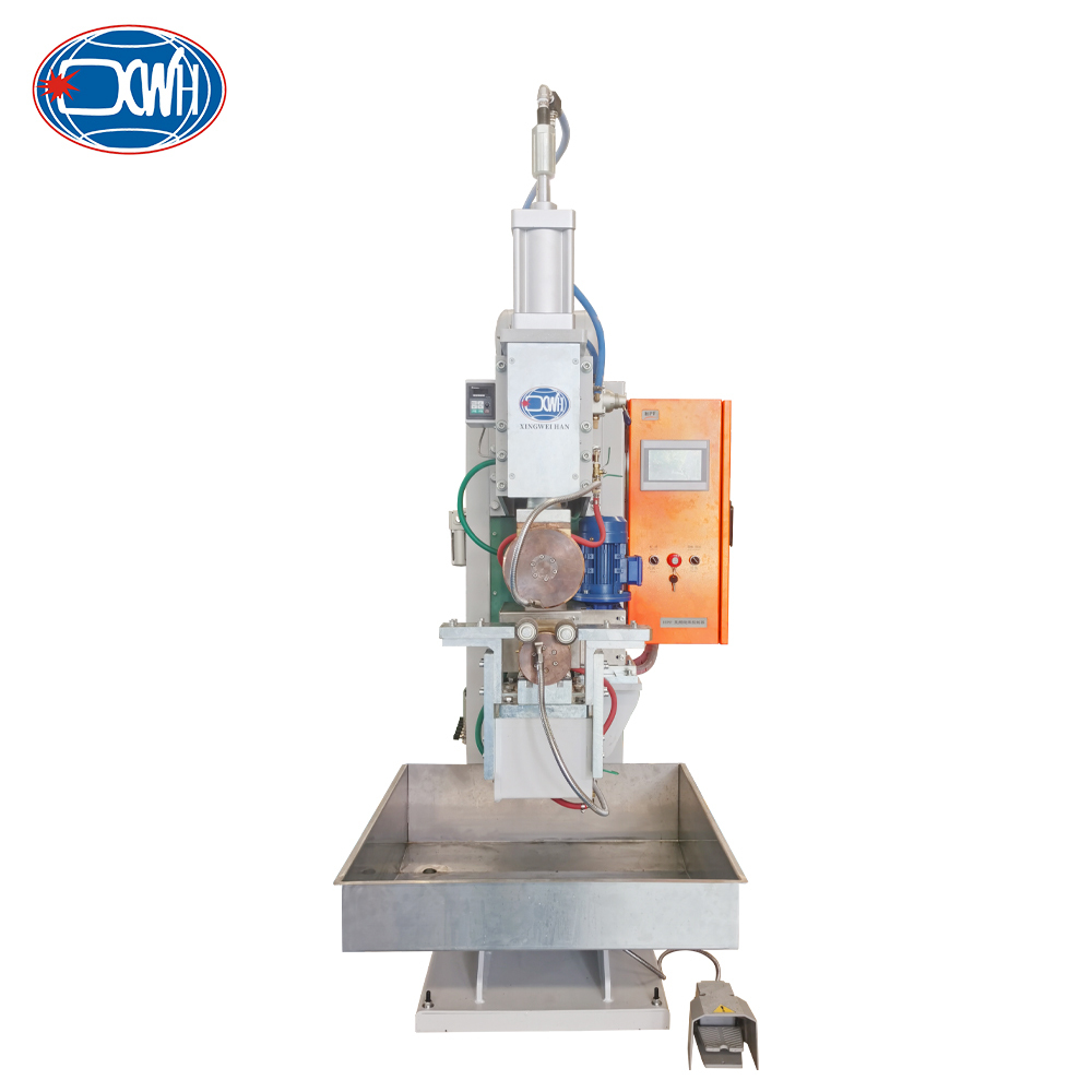 China Roller Special Semi-Automatic Toilet Connector Resistance Seam Welding Machine