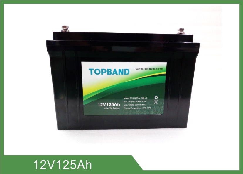12 Volt RV Camper Battery 125Ah Normal Capacity Deep Cycle Lithium Battery