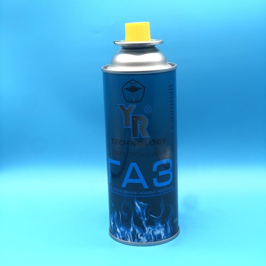 Premium 220g Butane Gas Canister For Outdoor Cooking Compact Refill Butane Gas Bottle