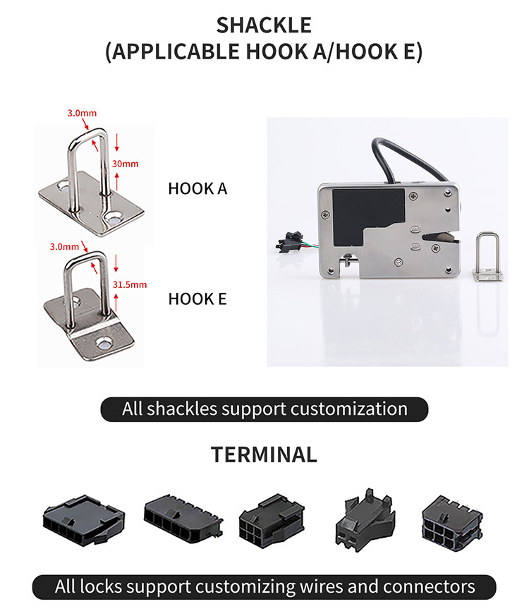 Electric Waterproof Solenoid Storage Cabinet Lock Keyless Gym Lockers Lock