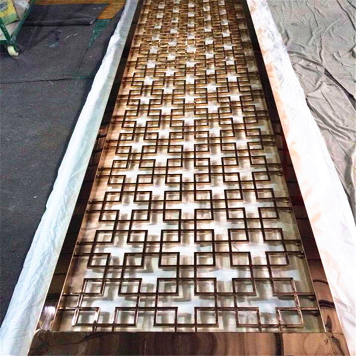 feature stainless steel panel metal feature screens for wall cladding or wall divider