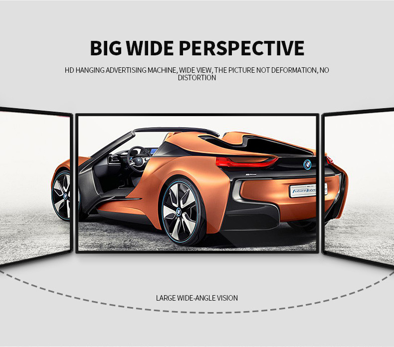 178 ° Horizontal 43 Inch LCD Advertising Display Network Broadcast Machine