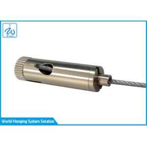 China Quick Locking Wire Rope Clamps Adjustable Brass Cable Gripper on sale