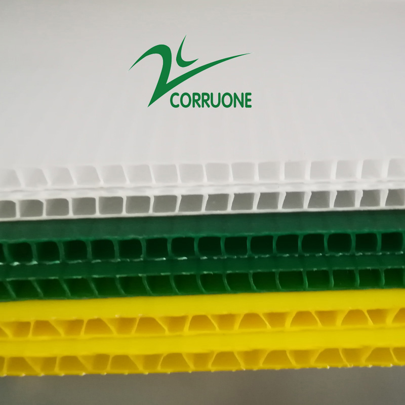 4mm 5mm 4x8 Coroplast Sign Blanks Recycled Corrugated Plastic Sheets