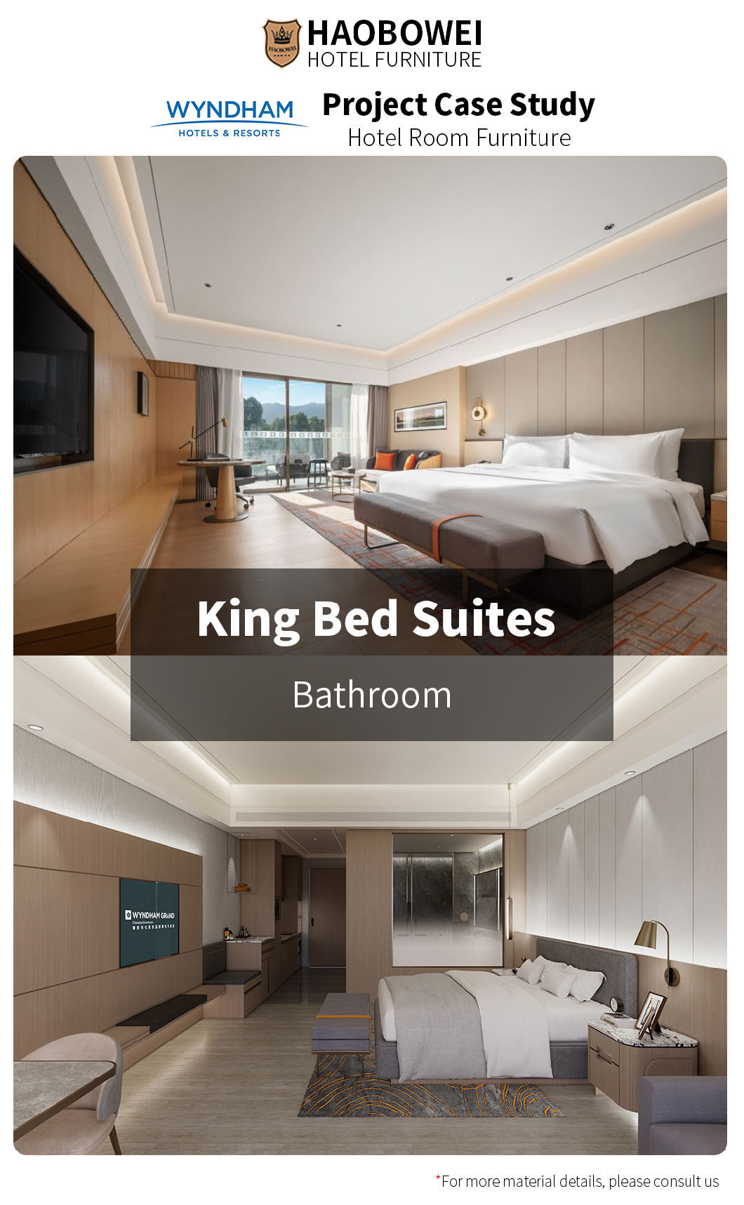 Wholesale 5 Star Resort Hotel Furniture Foshan China Luxury Style Bedroom Set