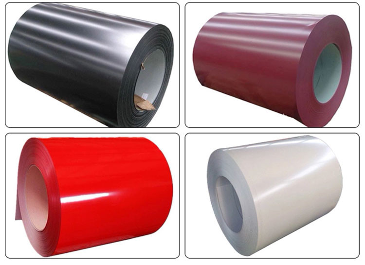 0.2-1.6mm Bao Steel Sphc Thin Ppgi Bright Ral Color Ppgi Steel Coil Prepainted Galvanized Coil Ppgi Color Coated Steel 