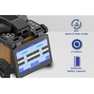 Fiber Optic Fusion Splicing Machine 6 Motors Core Alignment Optical Fiber FTTH