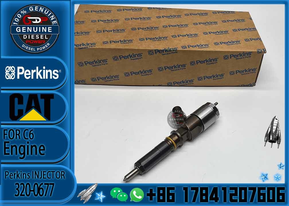 Excavator E320D E323D Diesel Engine C6.6 Fuel Injector 3200677 320-0677