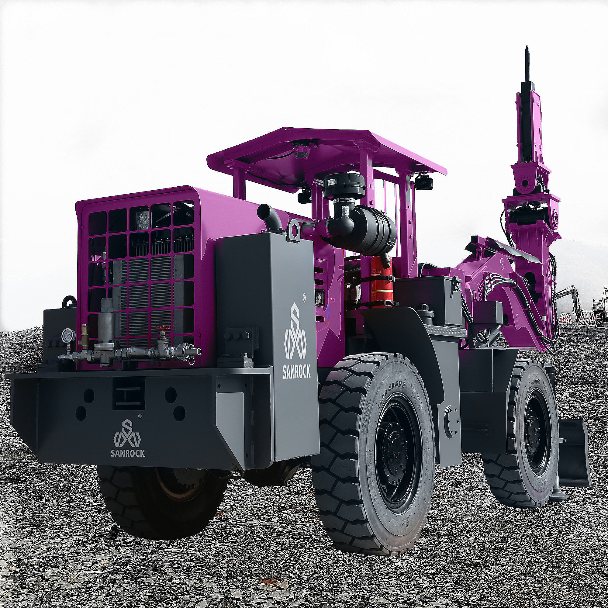 Hydraulic Scaling Rig Underground Tunneling Scaler Breaker Mining Drilling Equipment