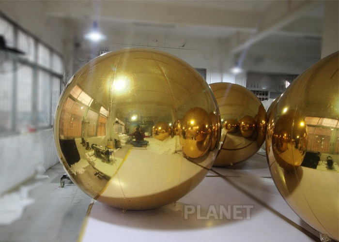 Waterproof PVC Inflatable Mirror Balloon For Advertising Activity