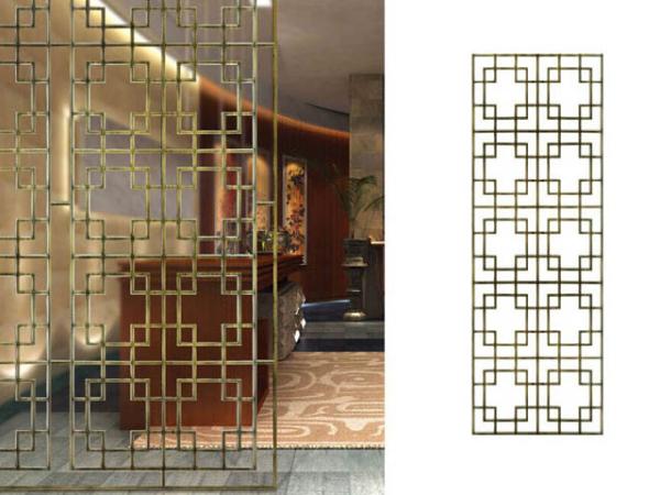 Black Stainless Steel Carved/ Engraved Mashrabiyia Panels For Facade/Wall