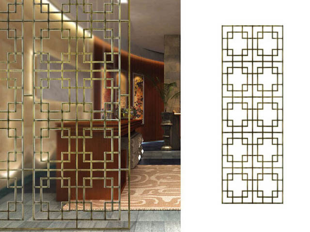 Black Stainless Steel Screen Panels For Column Cover/Cladding