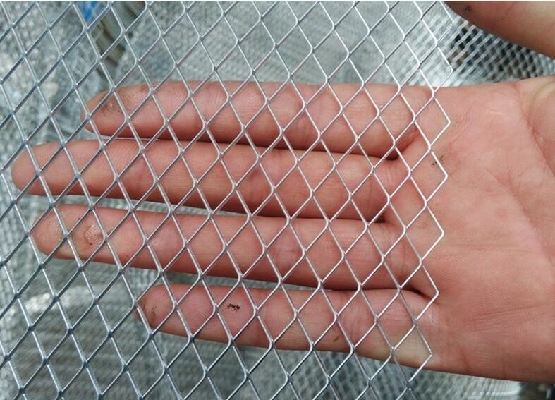 Decorative Aluminum 0.5mm Architectural Expanded Metal Mesh Diamond Ceiling Panel