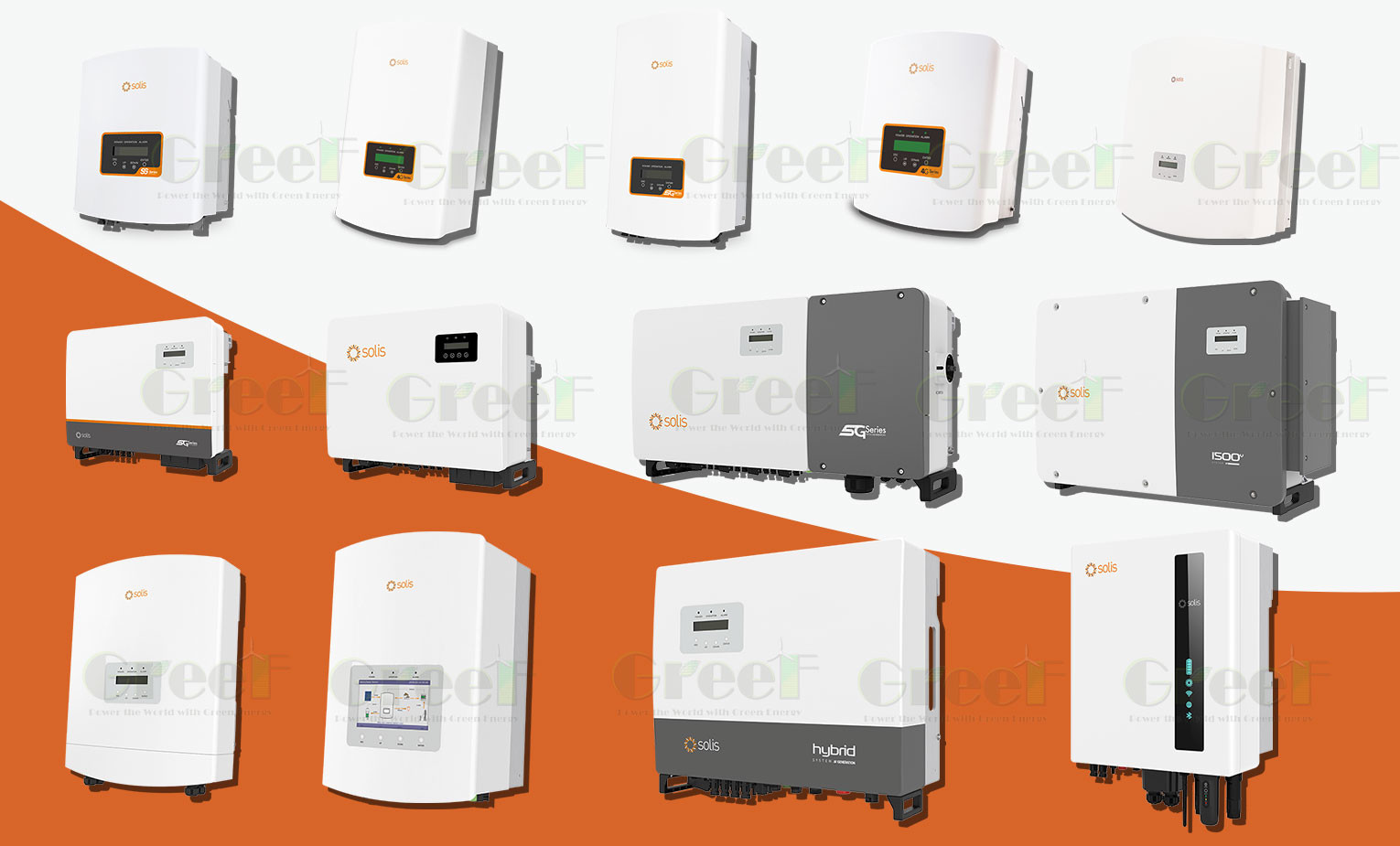5KW 10KW 15KW 50KW 100KW 230KW High Efficiency PV Grid-tied Solar Inverter for Sale