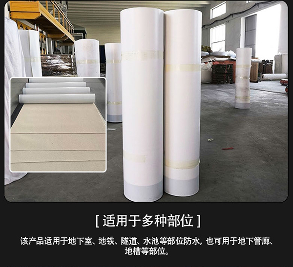 Non Woven Fabric Backing PVC Waterproof Membrane For Flat Roof In Villa