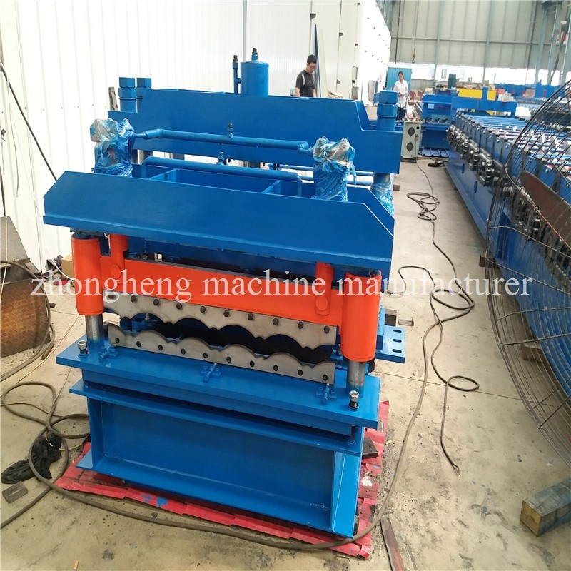 Siemens Motor Drive Metal Roofing Glazed Tile Roll Forming Machine