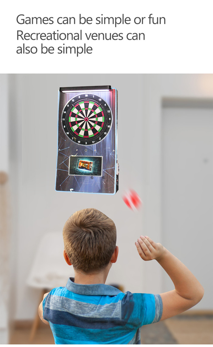 Single Player Darting Flying Simulator Game Machine Coin Operated Wall Mounted