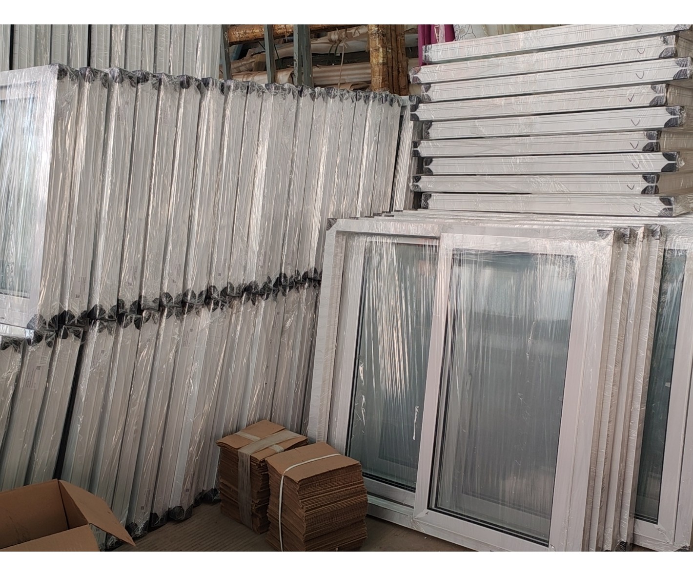 Toughened Glass Pvc Double Glazed Windows Reinforced With Lined Steel