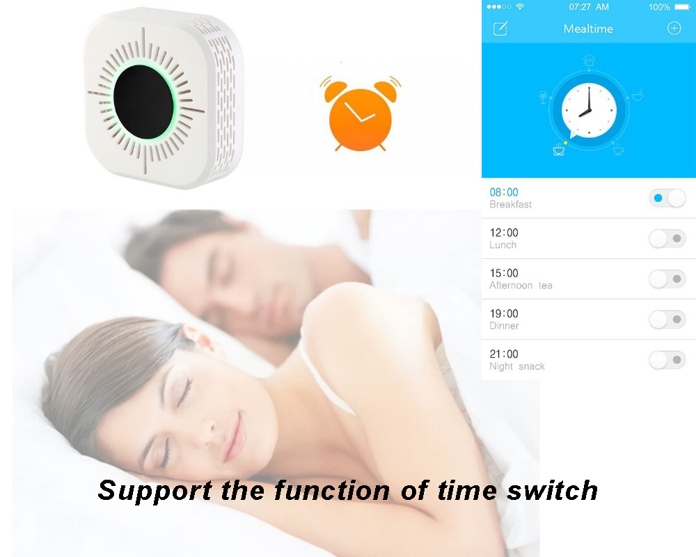 Household Mini WiFi intelligent App control burglar alarm system with 433.92 MHz