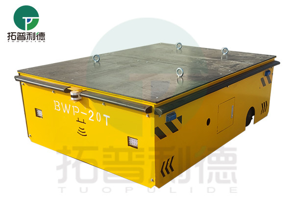 Customized Motorized Steerable Rail Transport Car For Slag Scrap Handling