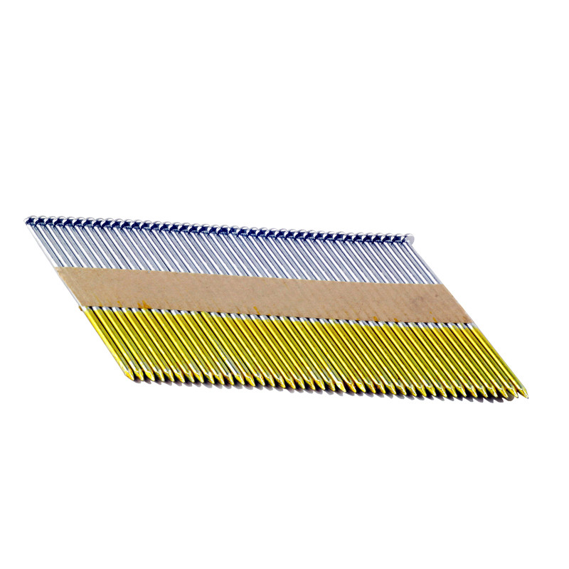House Construction Collated Framing Nails Clipped D Head Strip 75mm 3.1mm 33 Degree