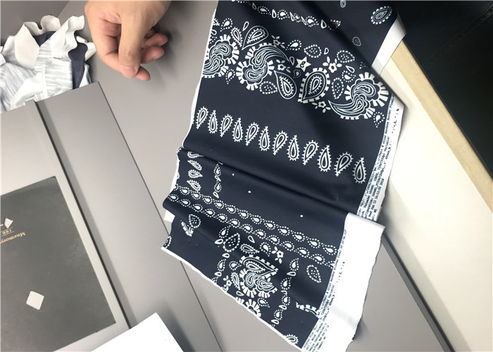 Digital Printing Weft Knitting Recycled Polyester Fabric For Stripe Energy Bra