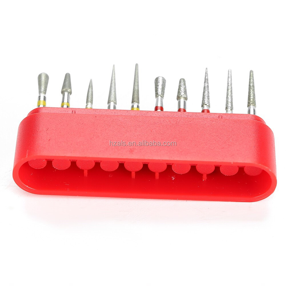 60 Holes Slots Round Dental Bur Box Organizer Block Holder 3 Colors OEM
