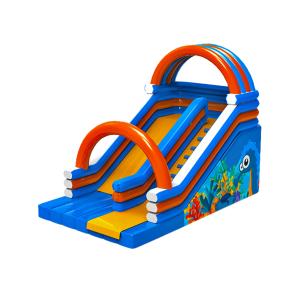  Children Fun Park Inflatable Slide With Arch For Rentals Manufactures