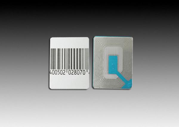 30*40mm Barcode Anti Theft Labels , Soft Tag RF EAS Label Rubber-Based / Hot