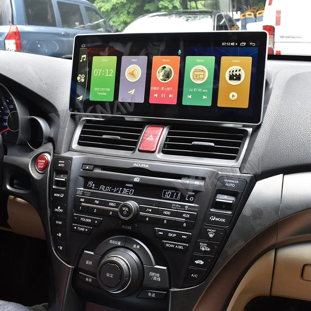 12.3 Inch 8 Core Android Car radio Navigation Multimedia Player For 2008-2012 Acura TL Android Wireless Carplay 4G BT