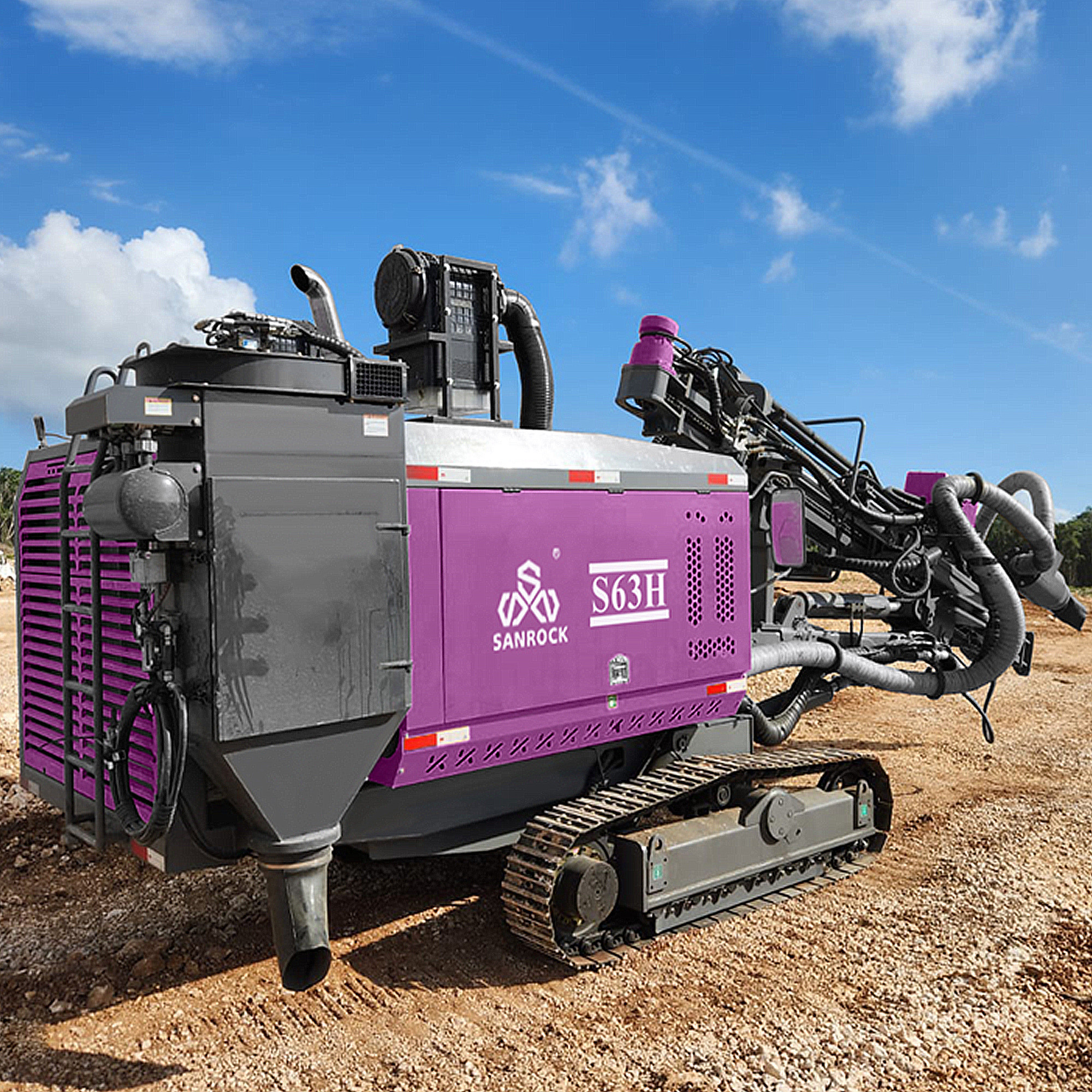 Mining Drilling Rig Integrated DTH Drilling Machine Portable Hydraulic Borehole Drilling Rig For Sale