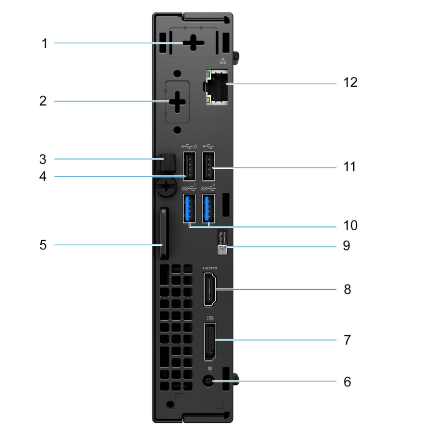Intel i5-12500T CPU 8G DDR4 RAM 256G SSD Dell Optiplex 3000MFF Mini Desktop Computer