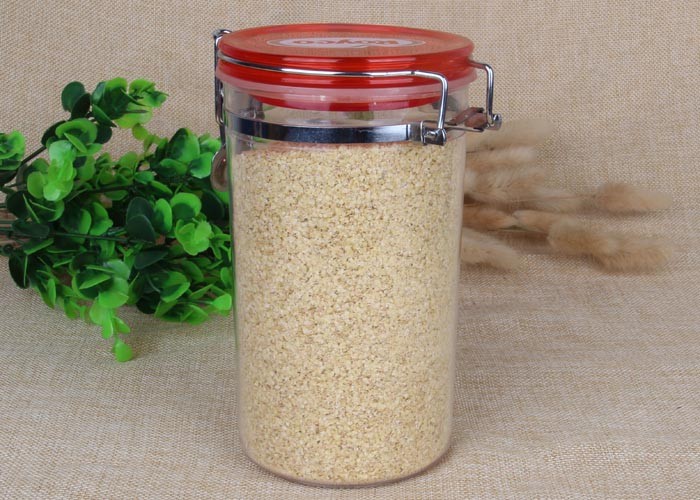 Storage Packaging Clear Plastic Cylinder Food Grade Airtight Canister Coustmized