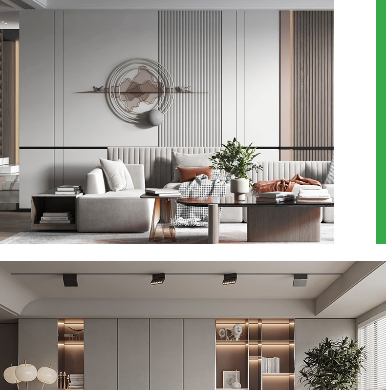 Modern Light Luxury Waterproof Wood Grain PVC bamboo charcoal Wood Veneer Wall Panels
