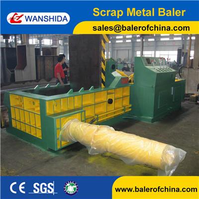 Wanshida 160ton Non ferrous Side push out metal baler press export to South