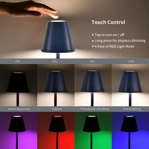 LED Cordless Table Lamp, Battery Operated Lamp, Touch Night Light, Minimalist
