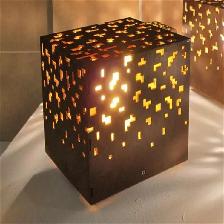 Light Outdoor Waterproofing Corten Bollard Light Modern Lawn Light 12Watt Garden Lights