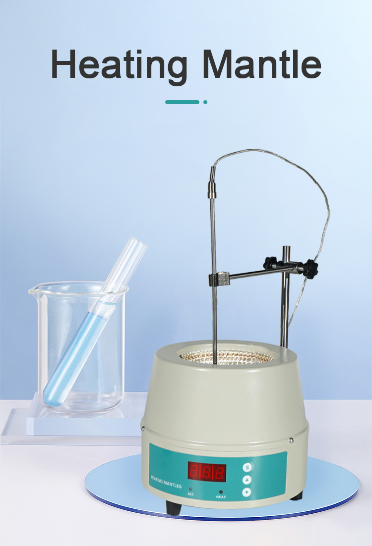 Lab Glass Heating Machine 500ml Magnetic Stirring Heating Mantle Continuous Stirring