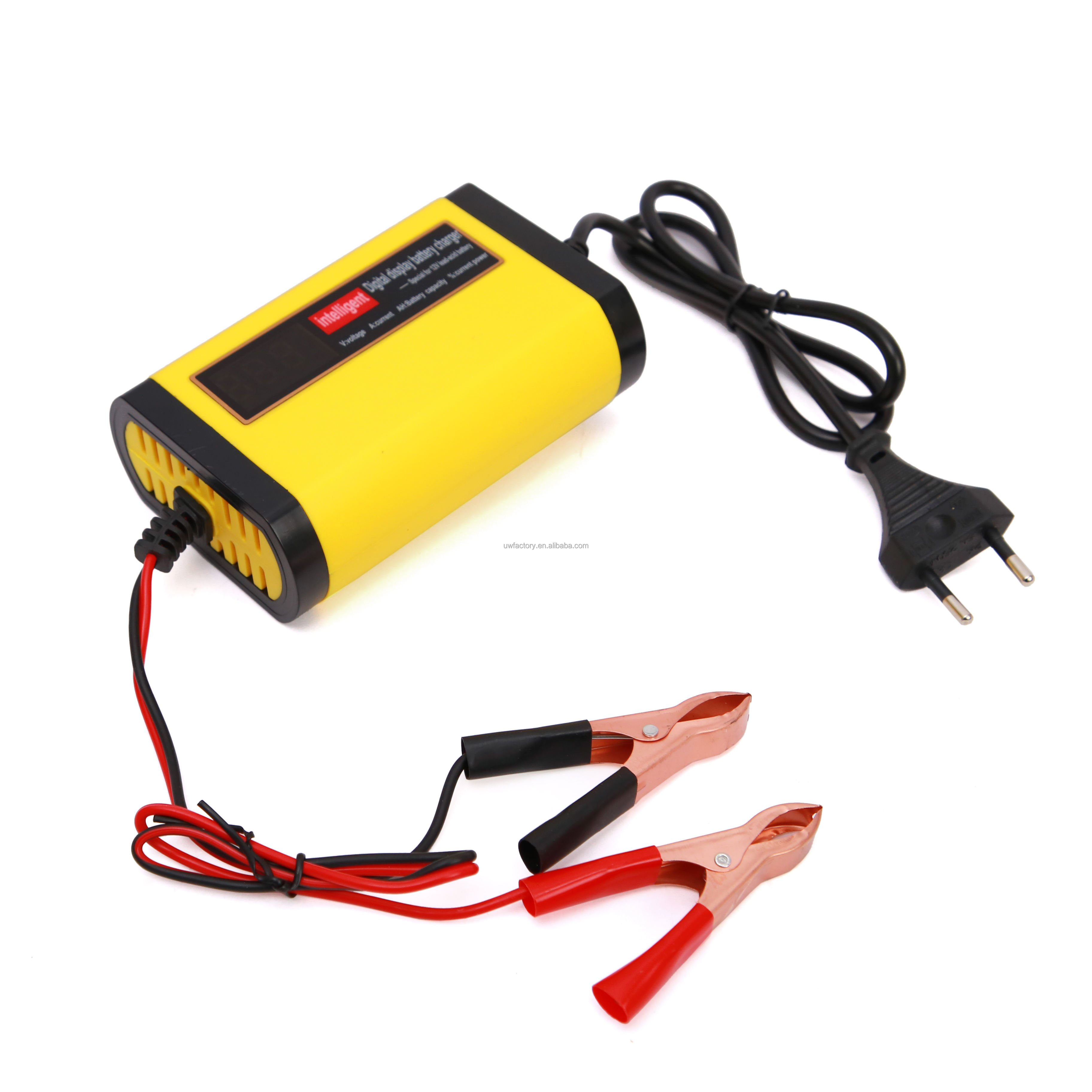 12V 2A 3A 5A 6A LCD Display Pulse Repair Mode Smart Charger Private Mold for Electric Vehicle E-bike Scooter