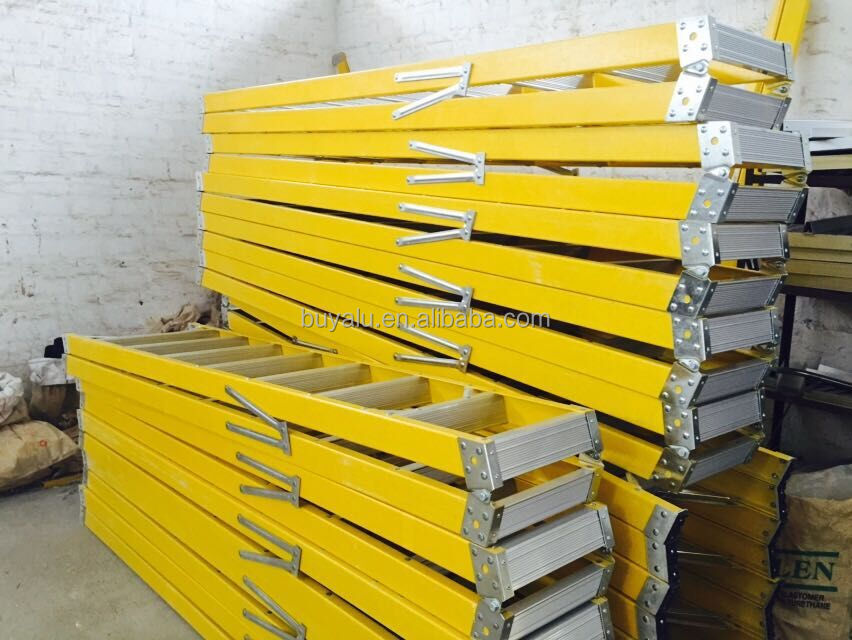 Standard Aluminum Step Ladder 150kg Max Loading Aluminum Folding Ladder