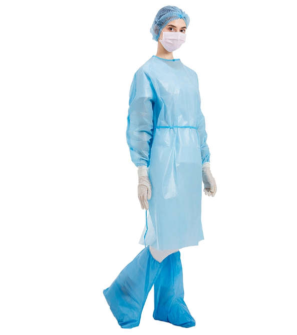 SGS Medical Isolation Gowns , Non Woven Patient Gown Class II