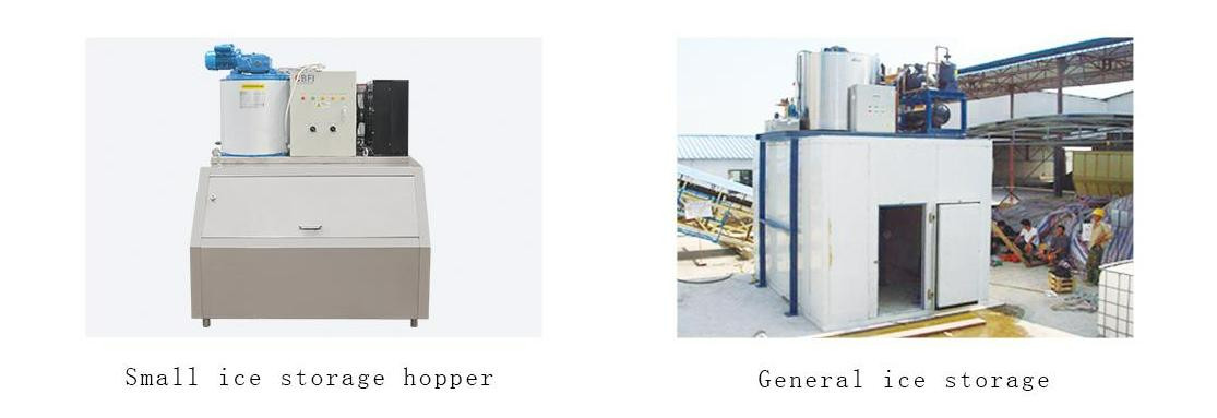 118 KW Commercial Flake Ice Maker R22 Or R404a Refrigerant For Fresh Fish