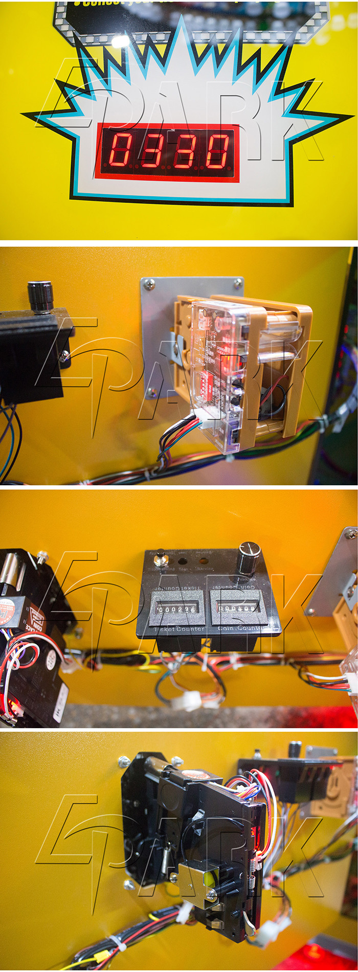 Epark Spin N Win Video Entertainment Equipment / Coin Amusement Game Machine